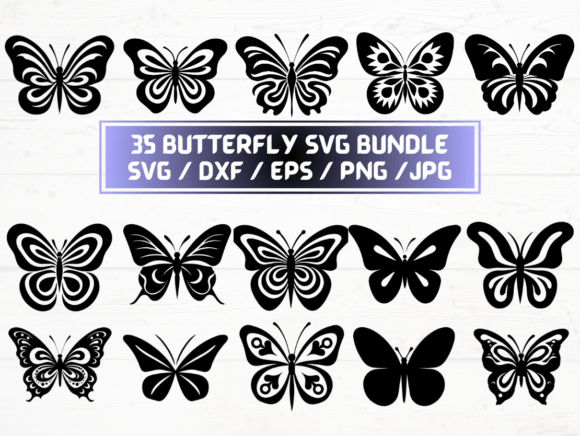 Butterfly SVG Collection for Crafters & Designers