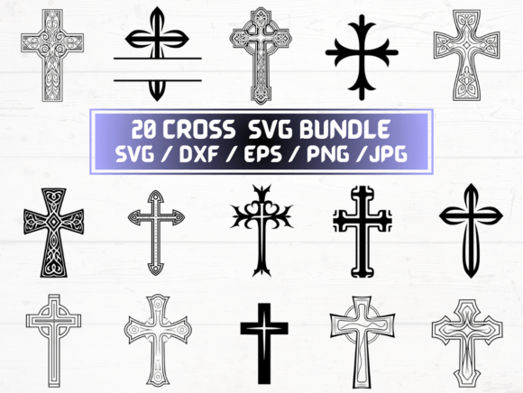 Cross SVG Files for Crafting, Design & Business