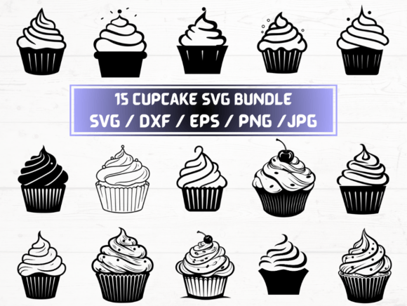 Cupcake SVG Files for Creative Projects