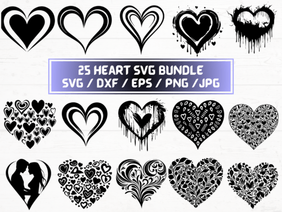 Heart SVGs for Creative Projects