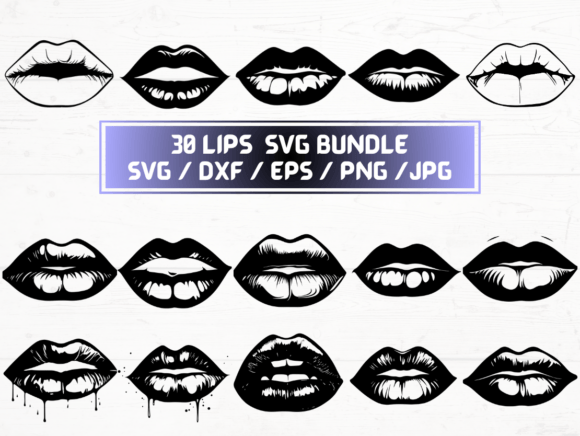 Lips SVG Collection