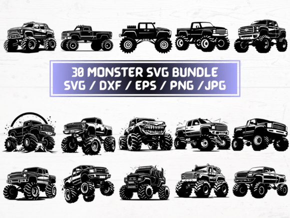 Monster Truck SVG Files for Real Projects—Not Just Another Digital Download
