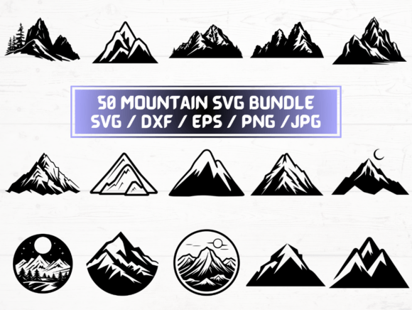 Mountain SVG Files for Creative Projects