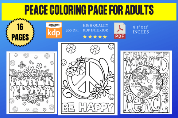 Peace Coloring Page for Adults: A Thoughtful Tool for Calm, Focus, and Everyday Reconnection
