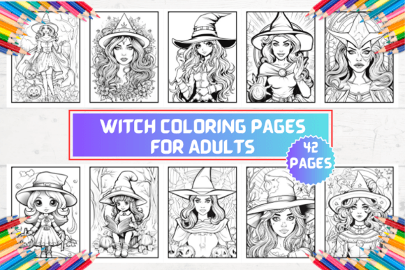 Witch Coloring Pages for Adults: A Strategic Creative Asset in Today’s Digital Print Economy